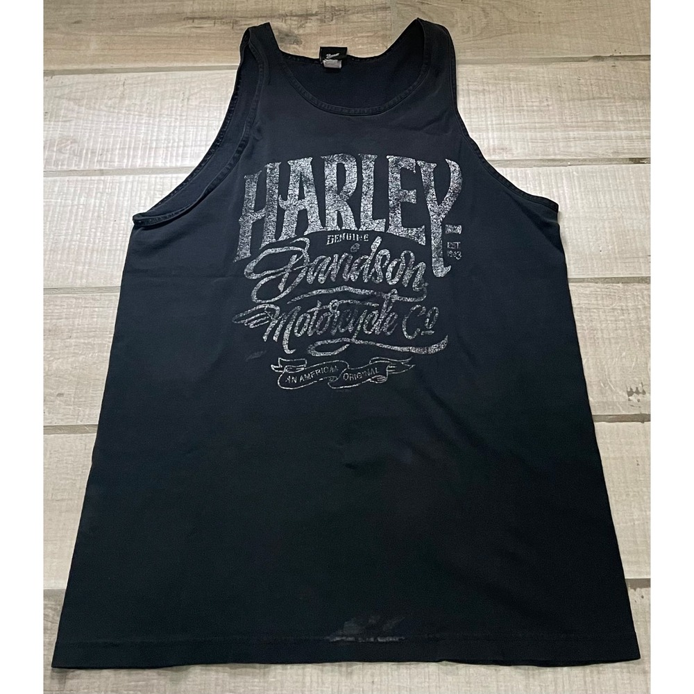 Harley Davidson Shirt Adult L Black Australia‎ Graphic Tank Top